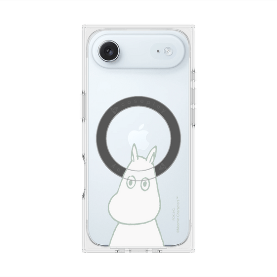 プレミアムスクエアケース with MagSafe［ MOOMIN - Troubled face ］
