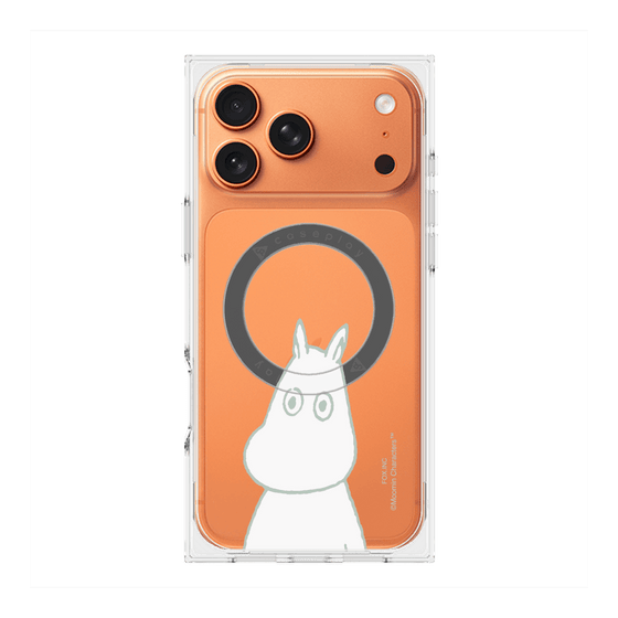 プレミアムスクエアケース with MagSafe［ MOOMIN - Troubled face ］