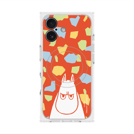 プレミアムスクエアケース with MagSafe［ MOOMIN - Angry face - color ］