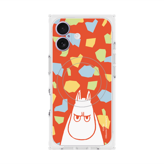 プレミアムスクエアケース with MagSafe［ MOOMIN - Angry face - color ］