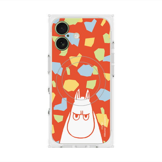 プレミアムスクエアケース with MagSafe［ MOOMIN - Angry face - color ］