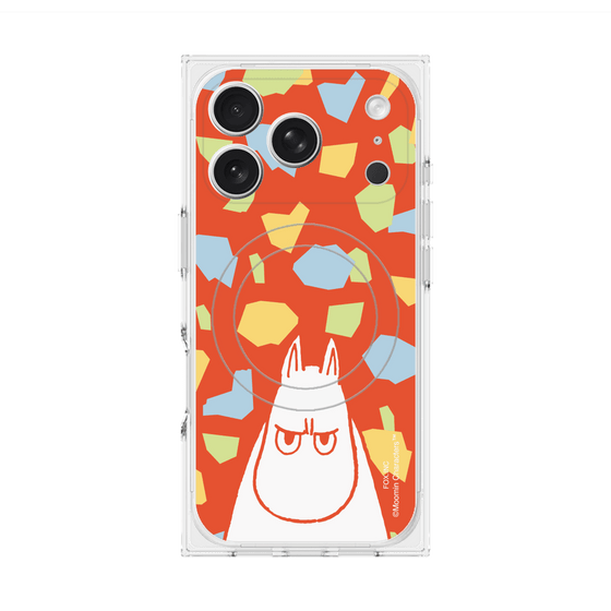 プレミアムスクエアケース with MagSafe［ MOOMIN - Angry face - color ］