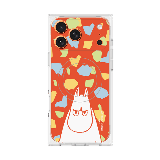 プレミアムスクエアケース with MagSafe［ MOOMIN - Angry face - color ］