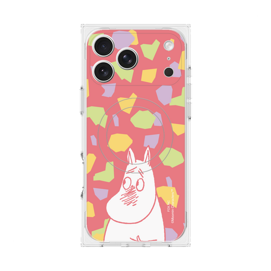 プレミアムスクエアケース with MagSafe［ MOOMIN - Blushing face - color ］