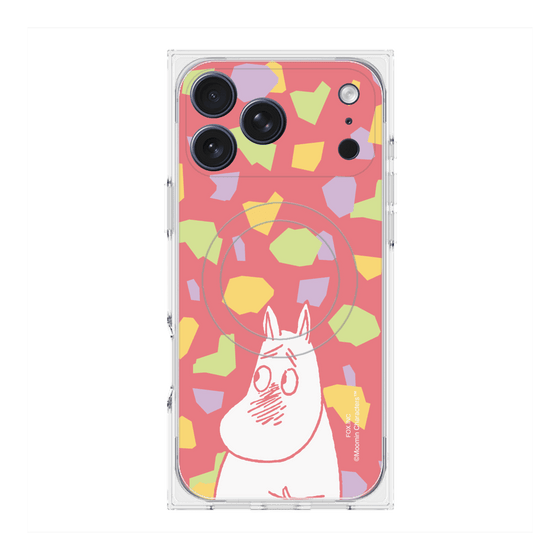 プレミアムスクエアケース with MagSafe［ MOOMIN - Blushing face - color ］