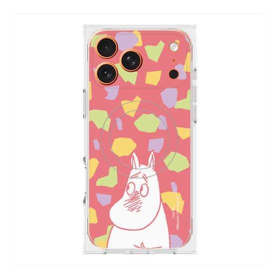 プレミアムスクエアケース with MagSafe［ MOOMIN - Blushing face - color ］