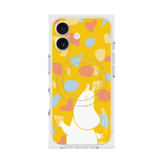 プレミアムスクエアケース with MagSafe［ MOOMIN - Happy face - color ］