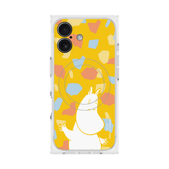 プレミアムスクエアケース with MagSafe［ MOOMIN - Happy face - color ］