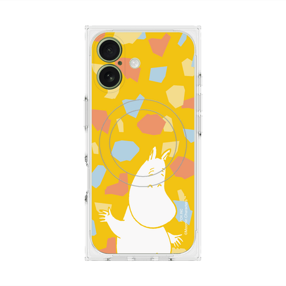 プレミアムスクエアケース with MagSafe［ MOOMIN - Happy face - color ］