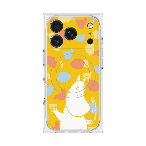 プレミアムスクエアケース with MagSafe［ MOOMIN - Happy face - color ］