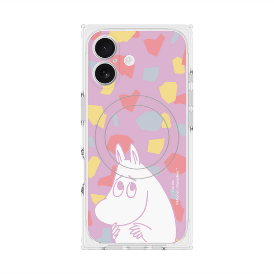 プレミアムスクエアケース with MagSafe［ MOOMIN - Fearful face - color ］