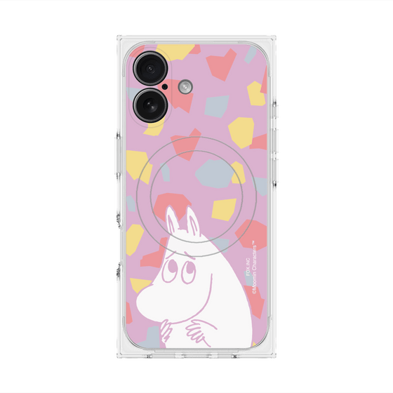 プレミアムスクエアケース with MagSafe［ MOOMIN - Fearful face - color ］