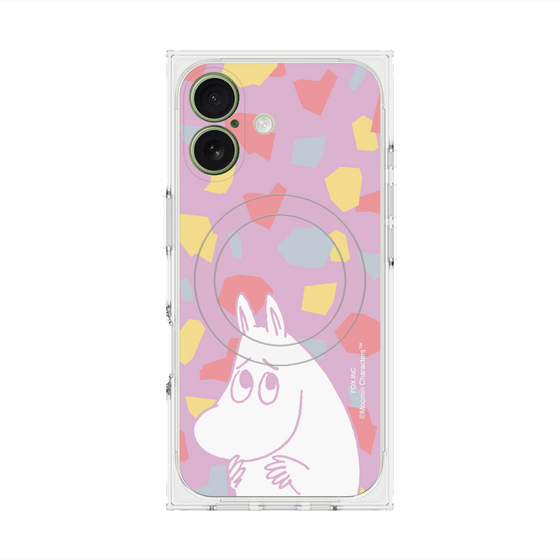 プレミアムスクエアケース with MagSafe［ MOOMIN - Fearful face - color ］