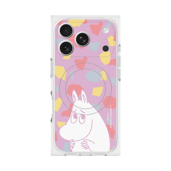 プレミアムスクエアケース with MagSafe［ MOOMIN - Fearful face - color ］