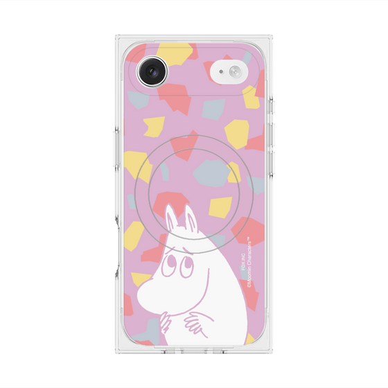プレミアムスクエアケース with MagSafe［ MOOMIN - Fearful face - color ］