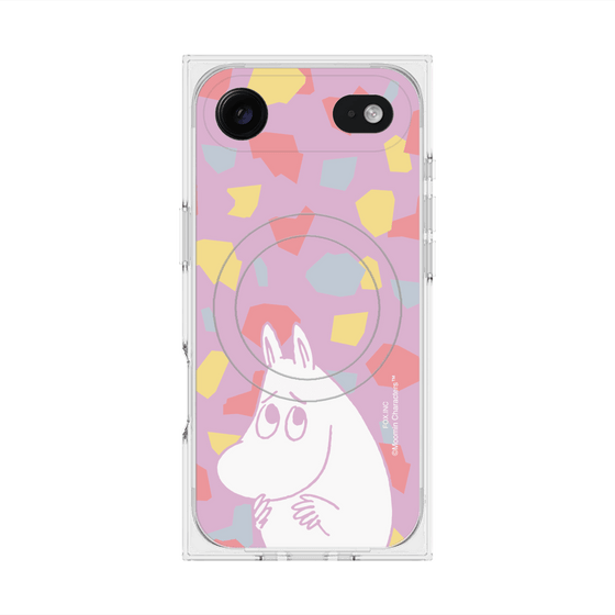 プレミアムスクエアケース with MagSafe［ MOOMIN - Fearful face - color ］