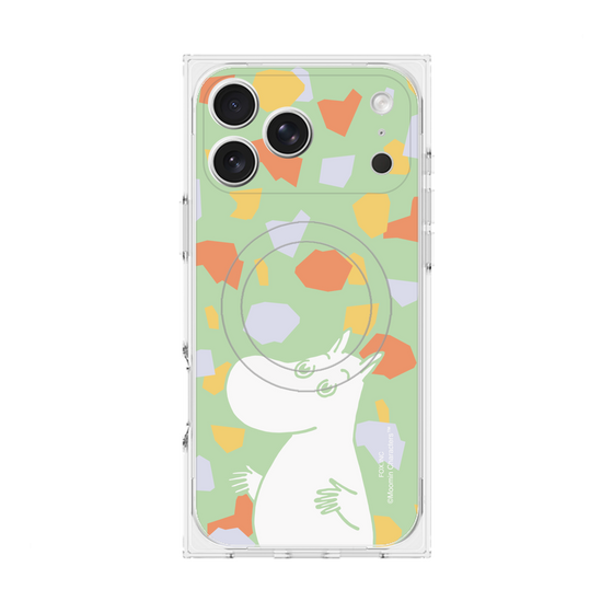 プレミアムスクエアケース with MagSafe［ MOOMIN - Sparkling face - color ］