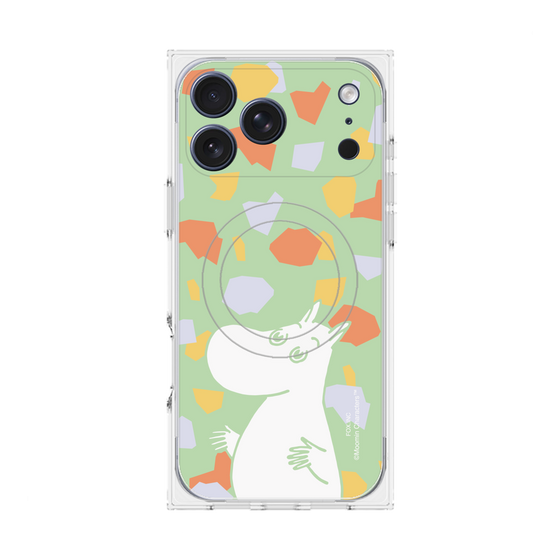 プレミアムスクエアケース with MagSafe［ MOOMIN - Sparkling face - color ］