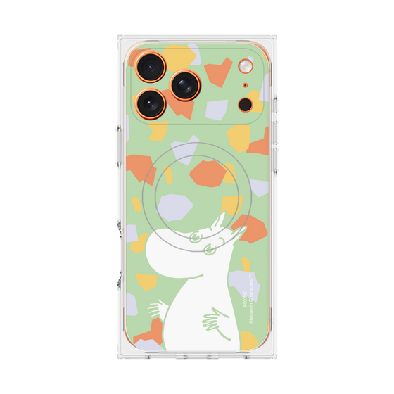 プレミアムスクエアケース with MagSafe［ MOOMIN - Sparkling face - color ］