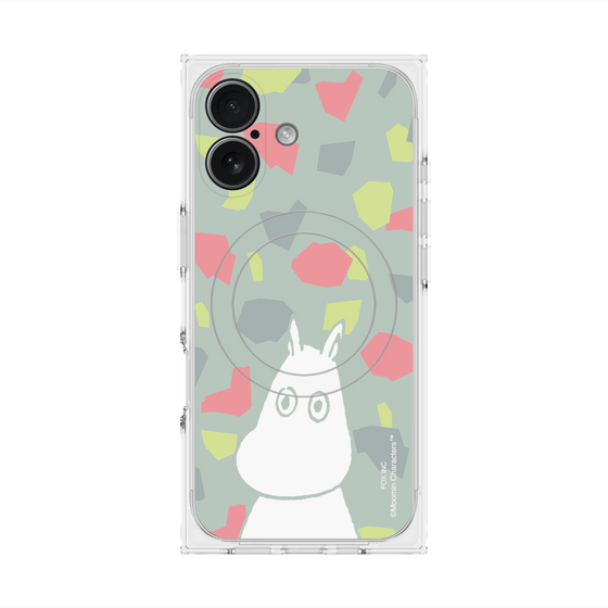 プレミアムスクエアケース with MagSafe［ MOOMIN - Troubled face - color ］
