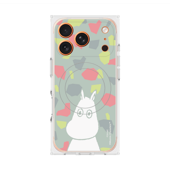 プレミアムスクエアケース with MagSafe［ MOOMIN - Troubled face - color ］