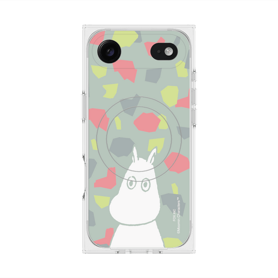 プレミアムスクエアケース with MagSafe［ MOOMIN - Troubled face - color ］