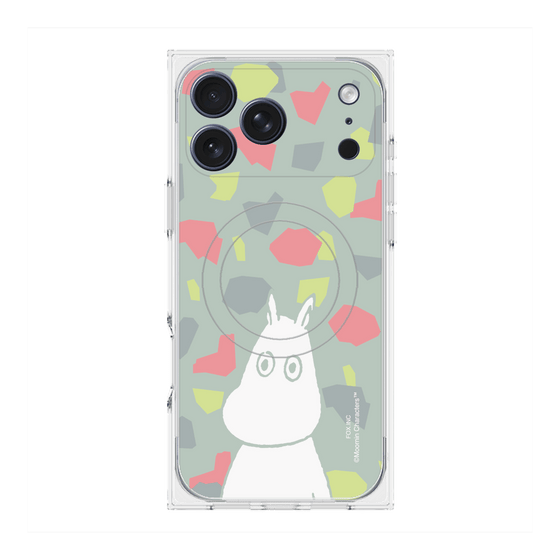 プレミアムスクエアケース with MagSafe［ MOOMIN - Troubled face - color ］