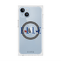 プレミアムスクエアケース with MagSafe［ ELLE×マイメロディ＆クロミ - ロゴ ］