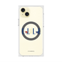 プレミアムスクエアケース with MagSafe［ ELLE×マイメロディ＆クロミ - ロゴ ］