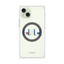 プレミアムスクエアケース with MagSafe［ ELLE×マイメロディ＆クロミ - ロゴ ］