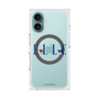 プレミアムスクエアケース with MagSafe［ ELLE×マイメロディ＆クロミ - ロゴ ］
