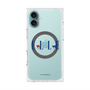 プレミアムスクエアケース with MagSafe［ ELLE×マイメロディ＆クロミ - ロゴ ］