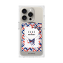 プレミアムスクエアケース with MagSafe［ ELLE×マイメロディ＆クロミ - トリコロールカラーグラフィック2 ］