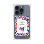 プレミアムスクエアケース with MagSafe［ ELLE×マイメロディ＆クロミ - トリコロールカラーグラフィック2 ］