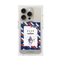 プレミアムスクエアケース with MagSafe［ ELLE×マイメロディ＆クロミ - トリコロールカラーグラフィック3 ］