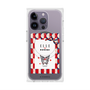 プレミアムスクエアケース with MagSafe［ ELLE×マイメロディ＆クロミ - トリコロールカラーグラフィック4 ］
