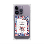 プレミアムスクエアケース with MagSafe［ ELLE×マイメロディ＆クロミ - トリコロールカラーグラフィック5 ］