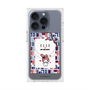 プレミアムスクエアケース with MagSafe［ ELLE×マイメロディ＆クロミ - トリコロールカラーグラフィック5 ］