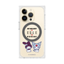 プレミアムスクエアケース with MagSafe［ ELLE×マイメロディ＆クロミ - トリコロールカラーグラフィック8 ］