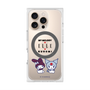 プレミアムスクエアケース with MagSafe［ ELLE×マイメロディ＆クロミ - トリコロールカラーグラフィック8 ］