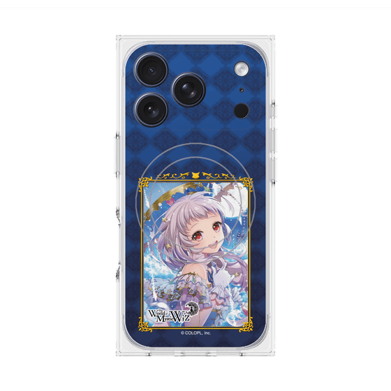 プレミアムスクエアケース with MagSafe［ クイズRPG 魔法使いと黒猫のウィズ - クレティア ］