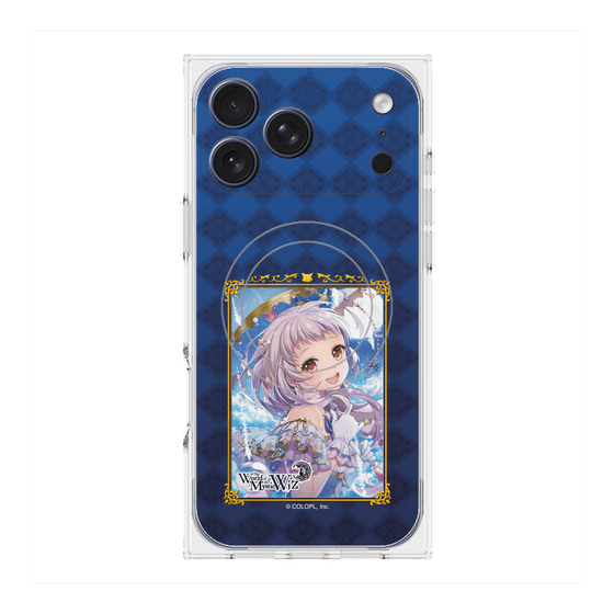 プレミアムスクエアケース with MagSafe［ クイズRPG 魔法使いと黒猫のウィズ - クレティア ］
