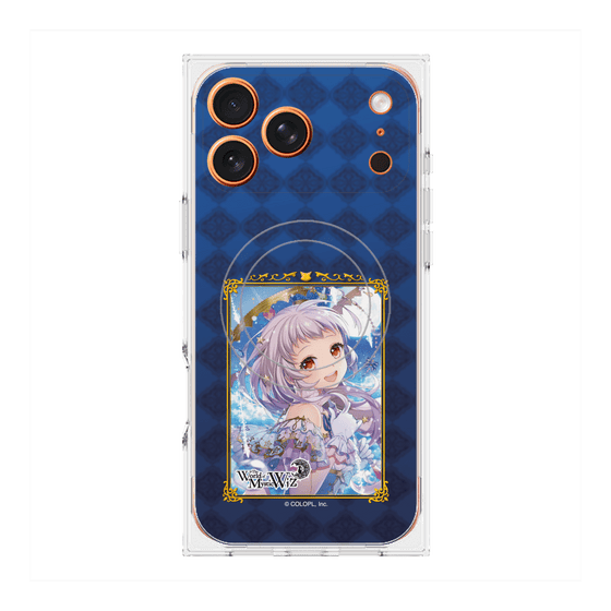 プレミアムスクエアケース with MagSafe［ クイズRPG 魔法使いと黒猫のウィズ - クレティア ］