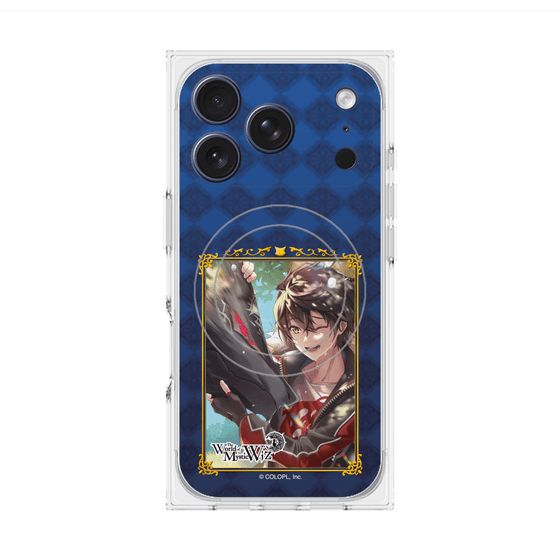 プレミアムスクエアケース with MagSafe［ クイズRPG 魔法使いと黒猫のウィズ - キワム ］