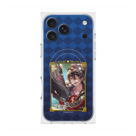 プレミアムスクエアケース with MagSafe［ クイズRPG 魔法使いと黒猫のウィズ - キワム ］