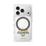 プレミアムスクエアケース with MagSafe［ 福岡ソフトバンクホークス - PERSOL PACIFIC LEAGUE 2025 CHAMOIONS ロゴ - クリア ］