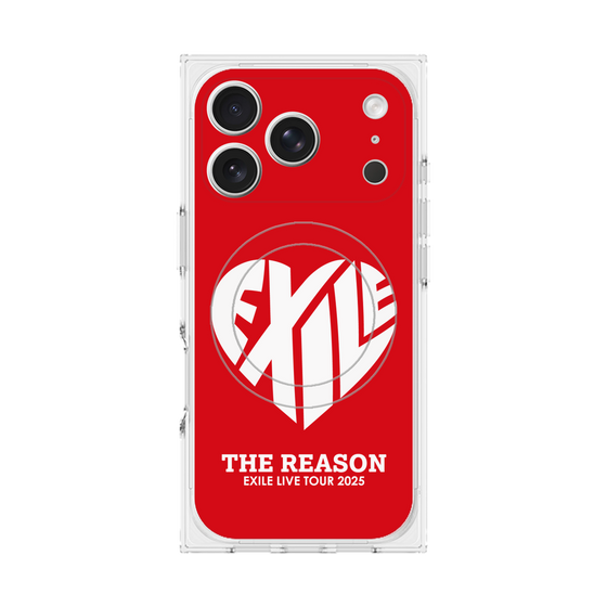 プレミアムスクエアケース with MagSafe［ EXILE LIVE TOUR 2025 "THE REASON" - ハートロゴ ］