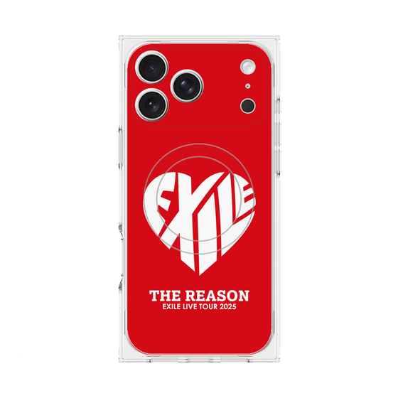 プレミアムスクエアケース with MagSafe［ EXILE LIVE TOUR 2025 "THE REASON" - ハートロゴ ］