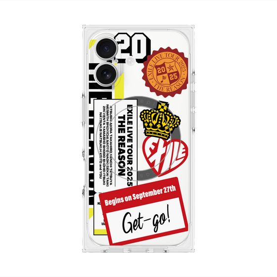 プレミアムスクエアケース with MagSafe［ EXILE LIVE TOUR 2025 "THE REASON" - ステッカー ］