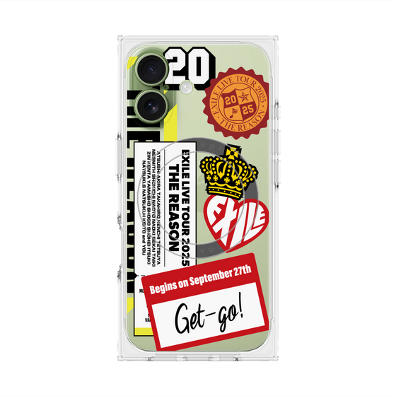 プレミアムスクエアケース with MagSafe［ EXILE LIVE TOUR 2025 "THE REASON" - ステッカー ］